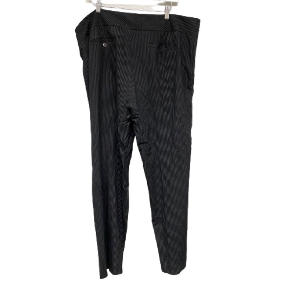 Michael Kors Women's Pants Slacks Black Pin Stripe SZ 18W Dress Pants - Picture 3 of 7